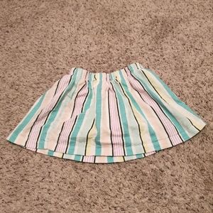 💜Toddler girl striped skort size 2T